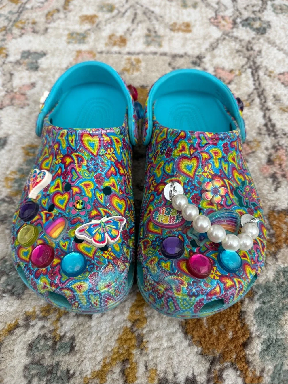 Lisa Frank X Crocs Classic Clog Limited Edition RARE Size J4